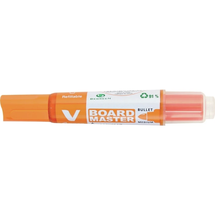 Pilot V Board Master Whiteboard Marker Medium Bullet Orange (WBMA-VBM-M-BG-ORANGE) (PILWBMA-VBM-M-BG-ORANGE)