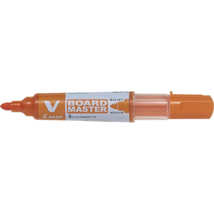 Pilot V Board Master Whiteboard Marker Medium Bullet Orange (WBMA-VBM-M-BG-ORANGE) (PILWBMA-VBM-M-BG-ORANGE)