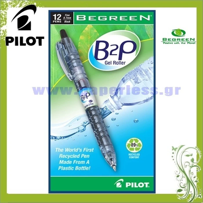 Pilot Στυλό Gel B2P 0.7 Μαύρο BL B2P 7B BG