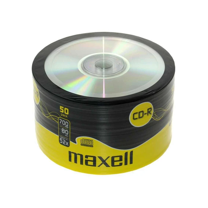 Maxell CD-R 80 700MB 52x - Πακέτο 50 (Shrink)