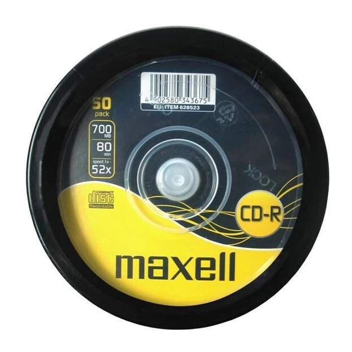 Maxell CD-R 80 700MB 52x - Πακέτο 50 (Shrink)