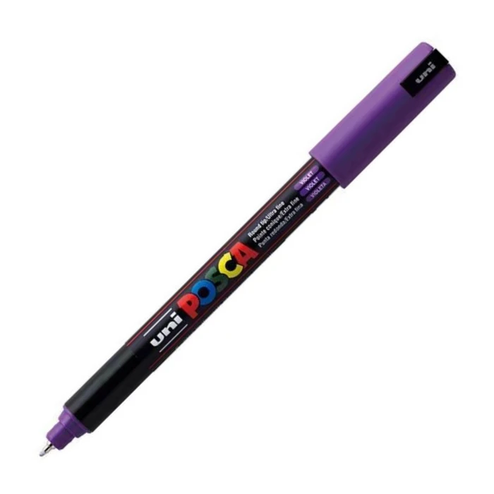 Uni Ball Μαρκαδόροι Posca Pc 1Mr Extra Fine Violet