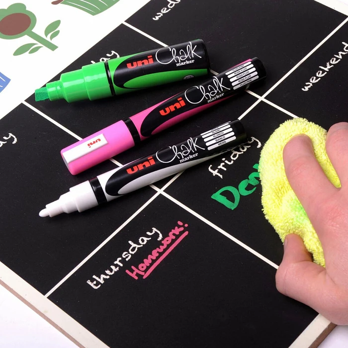 Mitsubishi UNI CHALK PWE-5M Chalk Marker White