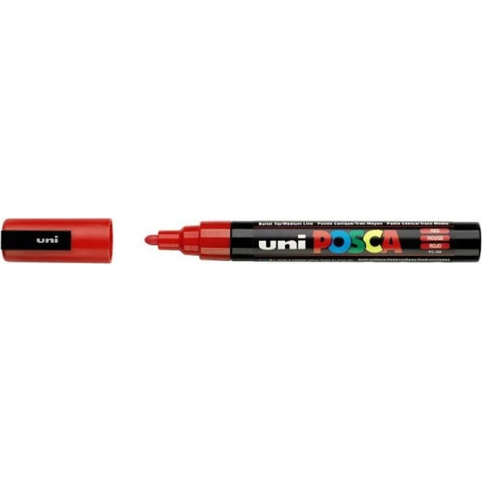 Uni-Ball Μαρκαδόρος Posca PC-5M Medium Red