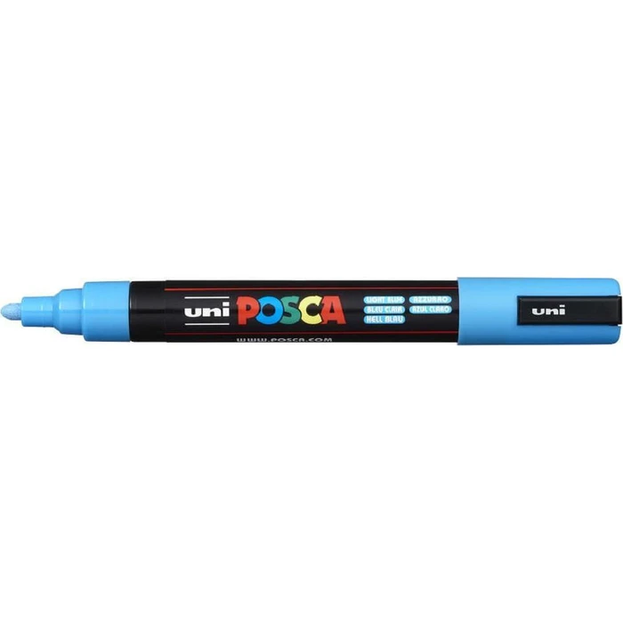 Uni Ball Μαρκαδοροι Posca Pc 5M Medium Light Blue