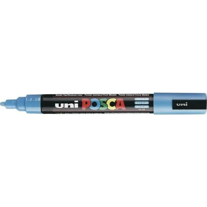 Uni Ball Μαρκαδοροι Posca Pc 5M Medium Light Blue