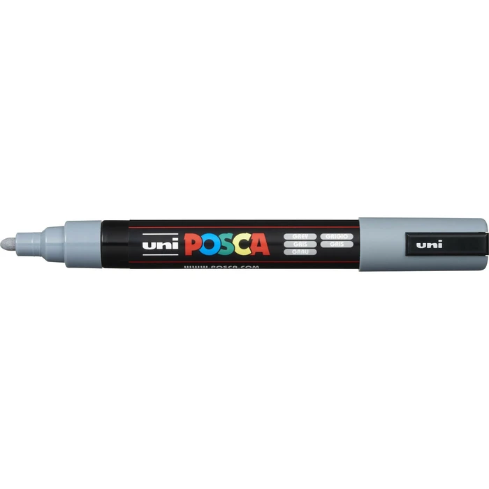 Posca PC-5M Μαρκαδόρος Σχεδίου Γκρι 2.5mm (PC-5M/37)