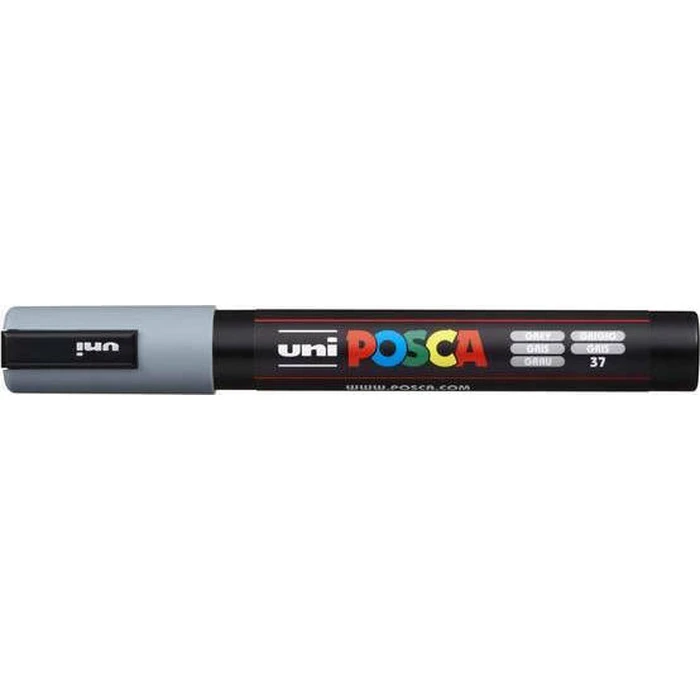 Posca PC-5M Μαρκαδόρος Σχεδίου Γκρι 2.5mm (PC-5M/37)