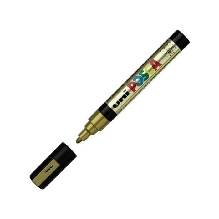Default Uni-Ball Posca PC-5M Medium Gold Paint Marker