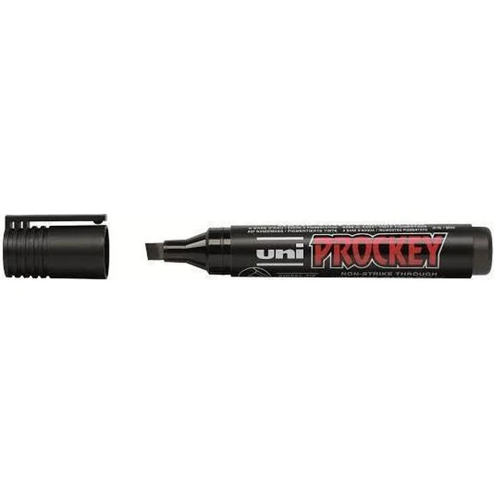Mitsubishi uni PROCKEY PM126 (UN5033) flipchart marker, chisel tip, black