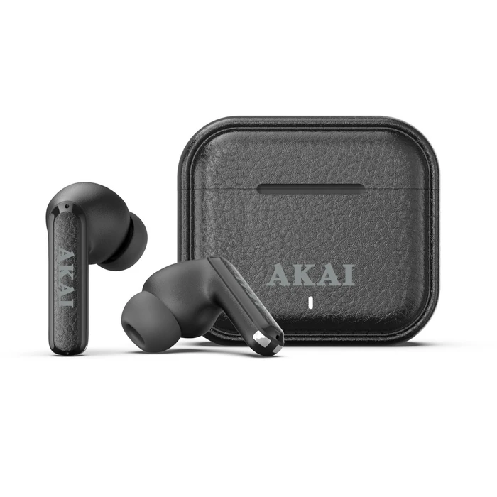 AKAI TWS Wireless Earbuds with Hybrid ANC ENC LDAC Hi Res up to 30h Fast Charging Black
