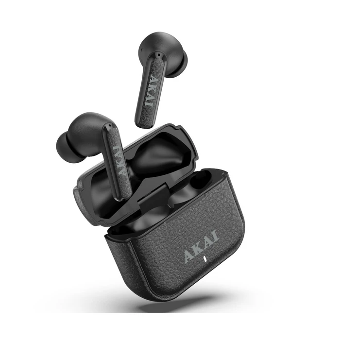 AKAI TWS Wireless Earbuds with Hybrid ANC ENC LDAC Hi Res up to 30h Fast Charging Black