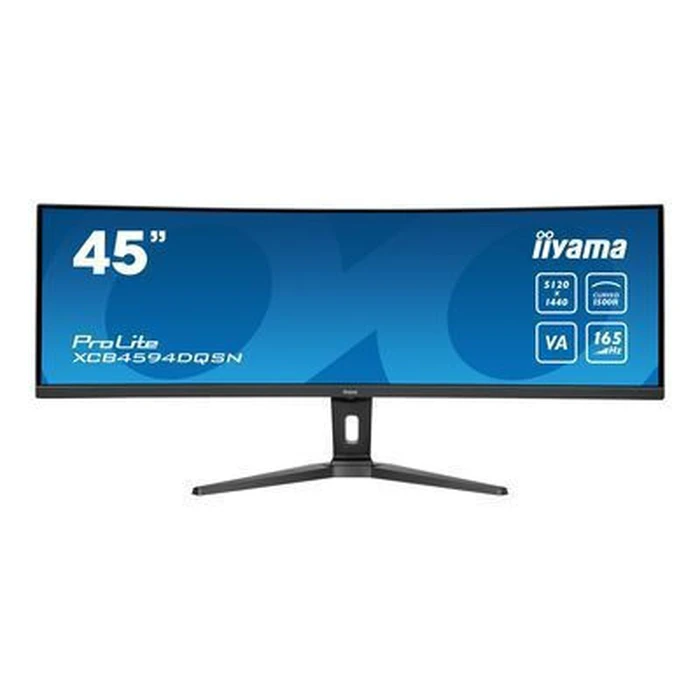 iiyama Monitor ProLite XCB4594DQSN B1 45 inch Curved Ultrawide VA 5120 x 1440 165Hz USB C Docking KVM