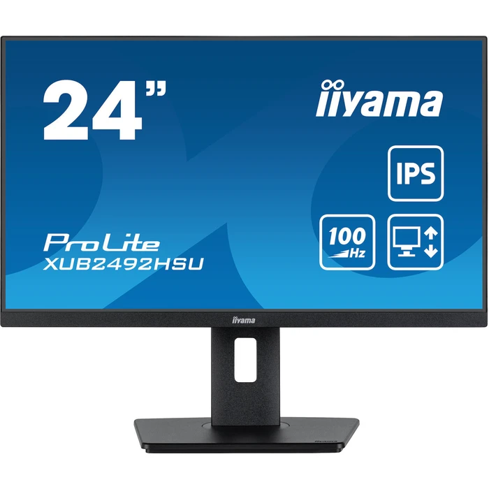 Iiyama ProLite XUB2492HSU-B6 24" (1920x1080) FHD IPS 100Hz 0.4ms HDMI DP USB Pivot Black