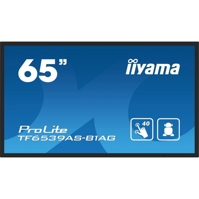 Iiyama TF6539AS-B1AG Public Display LCD IPS 4K UHD 64.5" Touchscreen