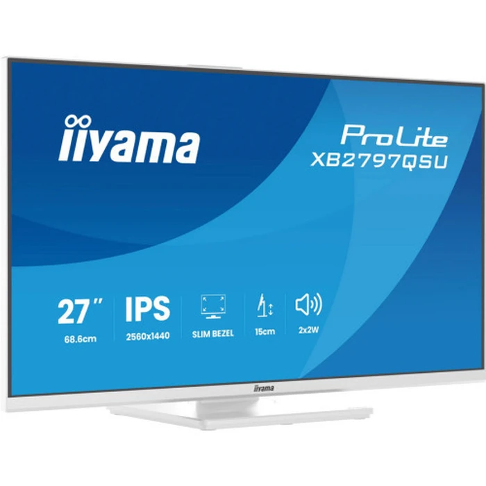 IIYAMA ProLite XB2797QSU-W1 27" IPS QHD 2560x1440 Λευκό