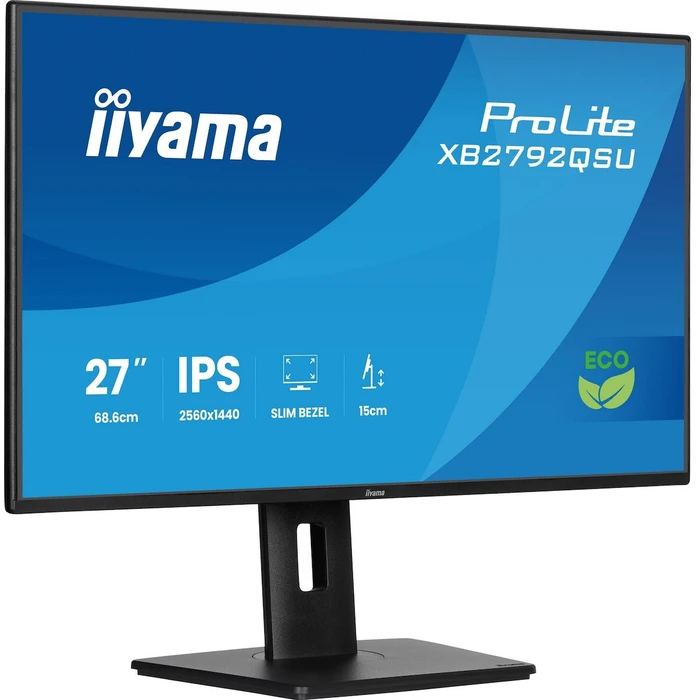 Iiyama ProLite XB2792QSU-B1 27" IPS QHD (2560x1440) Monitor, 3ms GTG, 120Hz, FreeSync (DisplayPort & HDMI)