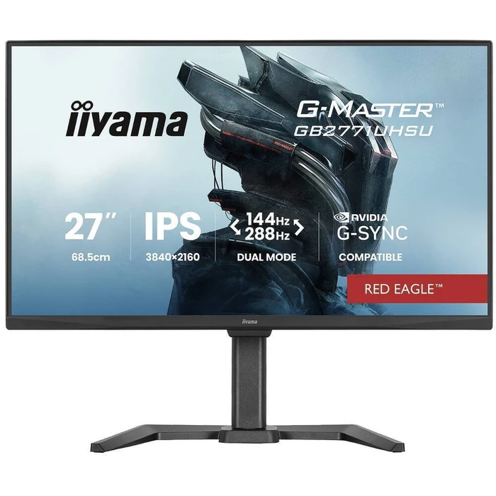 IIYAMA Computer Monitor G Master Red Eagle GB2771UHSU-B1 27 Inch 3840x2160 8ms 16:9 1500:1