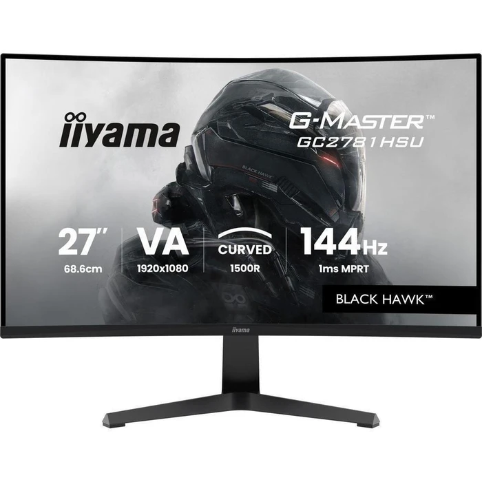 Iiyama G-Master GC2781HSU-B1 27" Καμπυλωτή Gaming Οθόνη FHD 1920x1080 144Hz VA 1ms