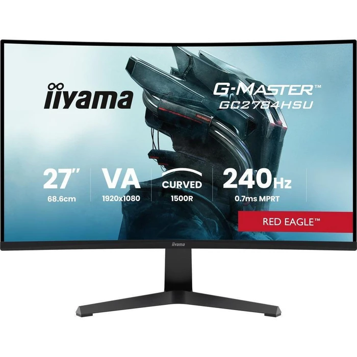 Iiyama G-Master VA Καμπυλωτή Gaming Οθόνη 27" FHD 1920x1080 240Hz 0,7ms GTG Μαύρο