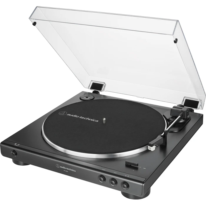 Audio-Technica AT-LP60X Turntable, Belt-Drive with Built-in Phono Preamp - Black
