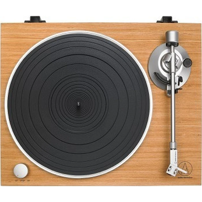 Audio‑Technica AT‑LPW30TK Turntable (Brown/Wooden, Built-in Phono Preamp, Manual)