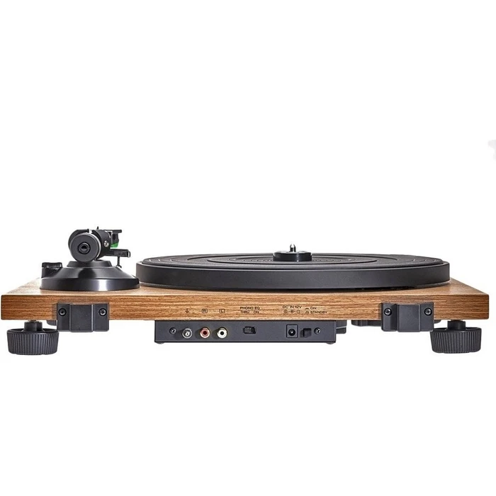 Audio‑Technica AT‑LPW30TK Turntable (Brown/Wooden, Built-in Phono Preamp, Manual)