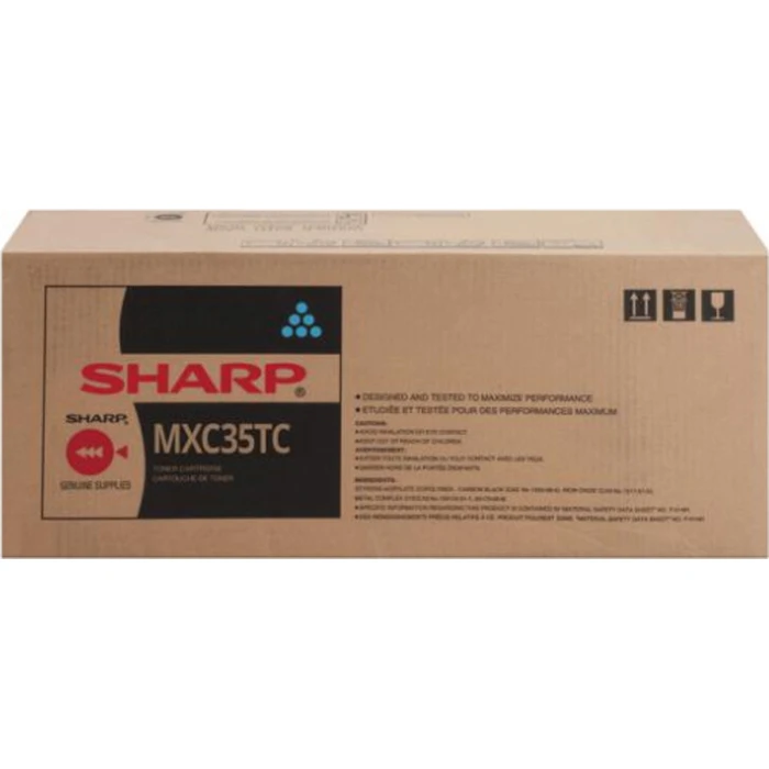 Sharp MX-C35TC Γνήσιο Toner Laser Εκτυπωτή Κυανό 6000 Σελίδων MX-C35TC