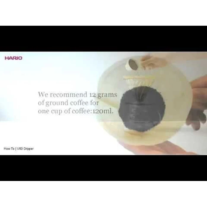 Hario V60 01 Clear Coffee Dripper Πλαστικό Διάφανο