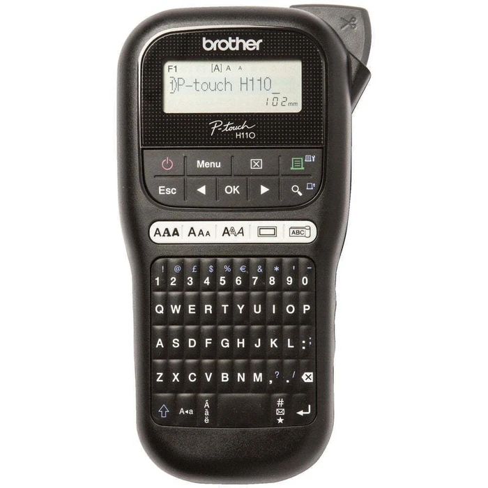 Brother Pt-h110 Ηλεκτρονικός Ετικετογράφος Χειρός σε Μαύρο Χρώμα