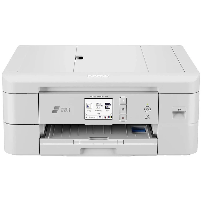 Brother DCP-J1800DW 3-in-1 Colour Inkjet Multifunction Printer (Print/Scan/Copy) with Wi‑Fi, ADF, Duplex and Automatic A4→A5 Cutter