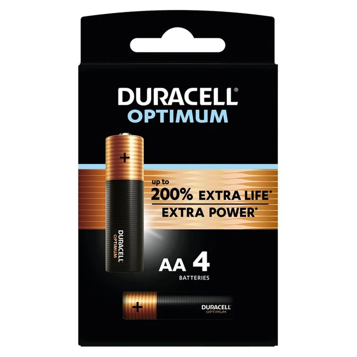 Duracell OPTIMUM LR6 AA Alkaline Battery (blister) (DUR19534)