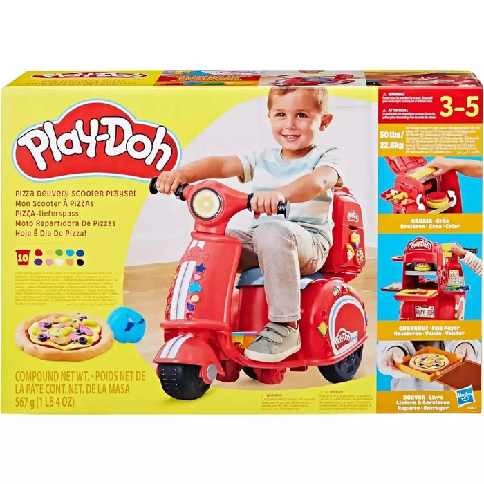 Hasbro Play Doh Παιχνίδι Scooter Παράδοσης Πίτσας