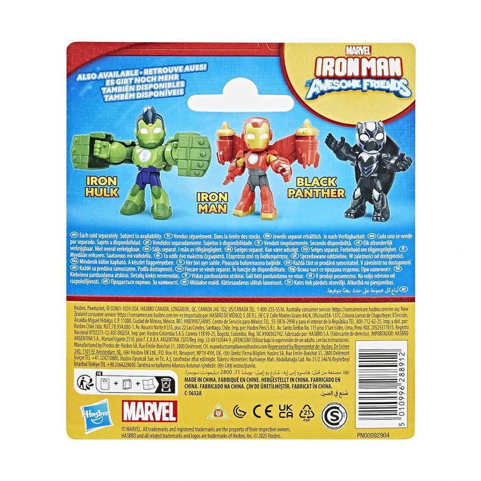 Marvel Hasbro Iron Man And His Awesome Friends Iron Man Figure