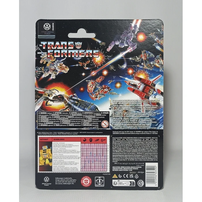 Hasbro Transformers Ηρωικός Αυτόνομος Ρετρό G1 Bumblebee Φιγούρα Δράσης