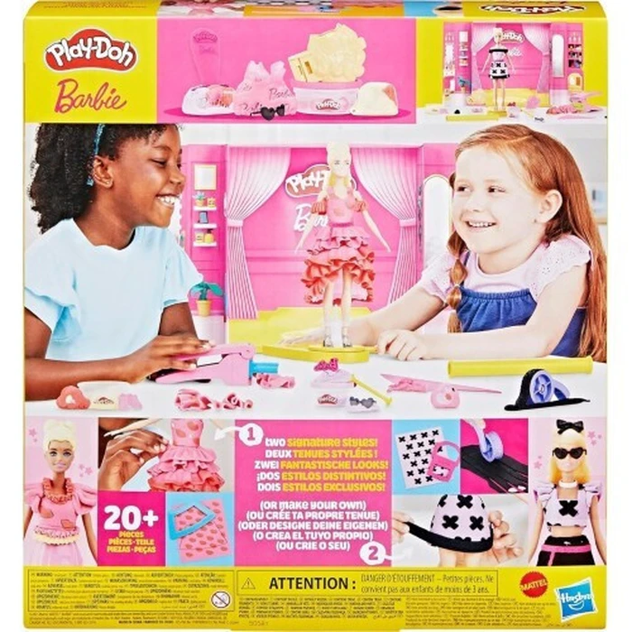 Hasbro Play-Doh Barbie Designer Fashion Show Σετ Πλαστελίνης
