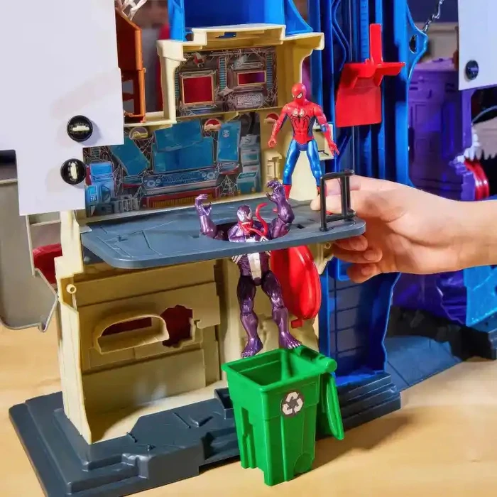 Hasbro Marvel Spider Man Venomversus Playset City με Εκτόξευση Ιστών
