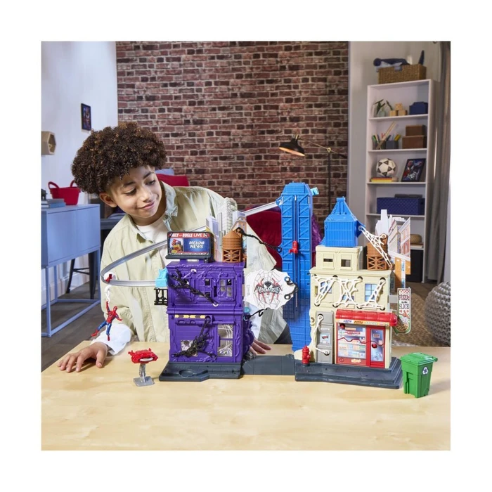 Hasbro Marvel Spider Man Venomversus Playset City με Εκτόξευση Ιστών
