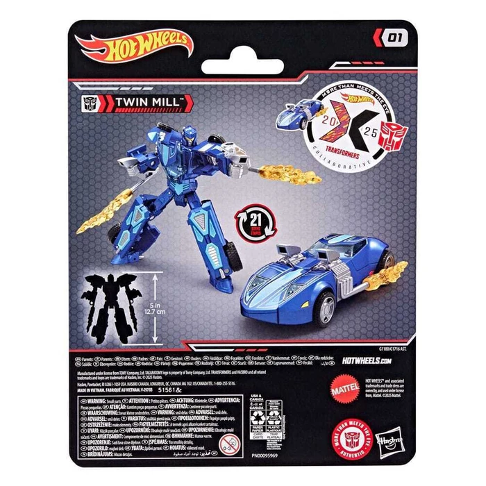 Hasbro Hot Wheels Transformers Twin Mill