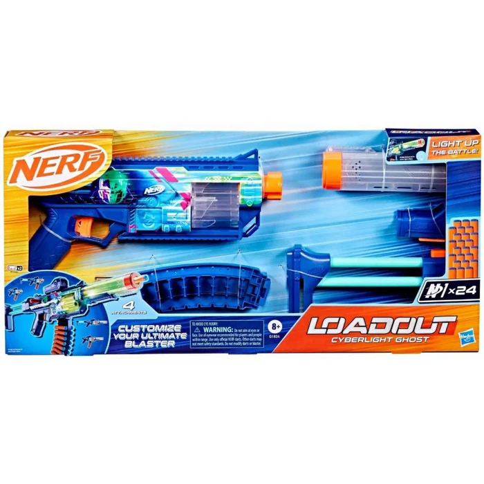 Hasbro Nerf Load Out Cyberlight Ghost
