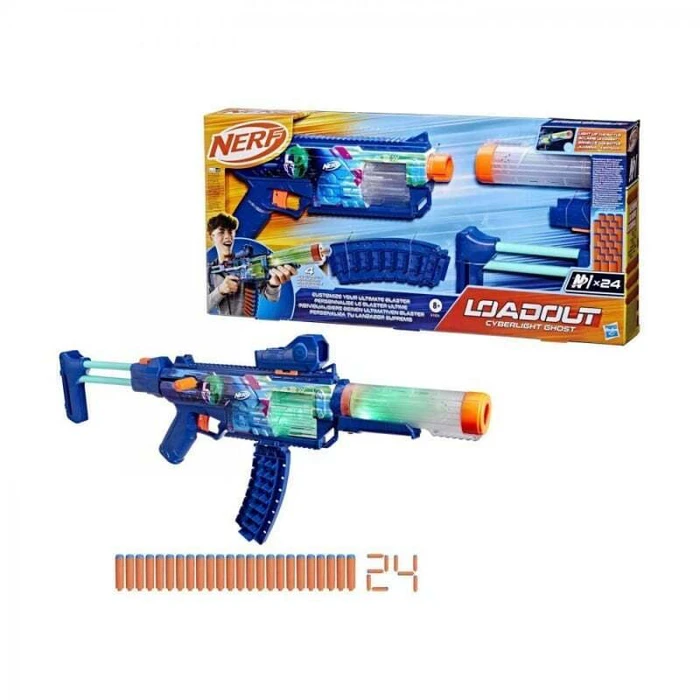 Hasbro Nerf Load Out Cyberlight Ghost