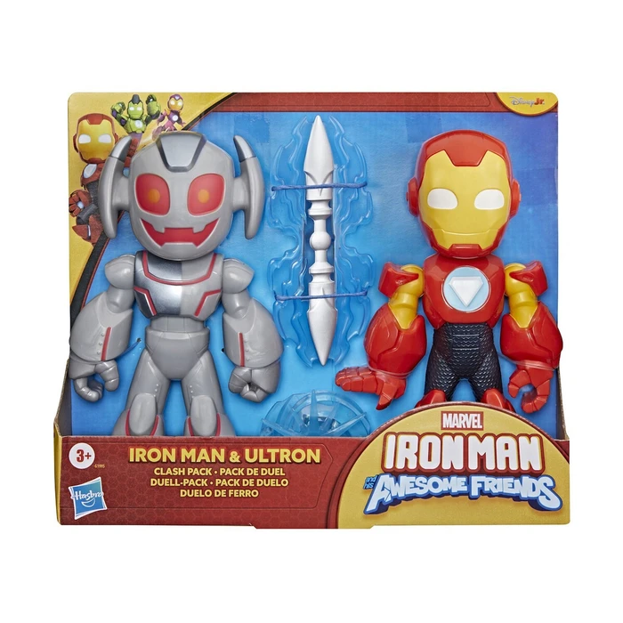Hasbro Marvel Iron Man και Ultron Clash Pack Φιγούρες Δράσης