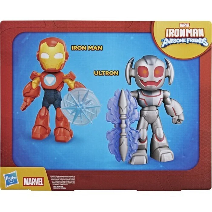 Hasbro Marvel Iron Man και Ultron Clash Pack Φιγούρες Δράσης