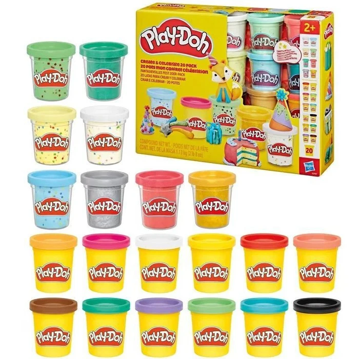Hasbro Play Doh Κλασικό Create and Celebrate 20 Τεμ
