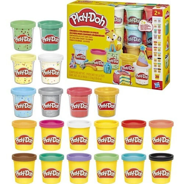 Hasbro Play Doh Κλασικό Create and Celebrate 20 Τεμ