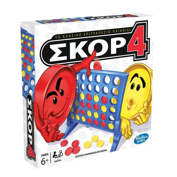 Hasbro Connect 4: Refresh Board Game (G1500) - 2 Players, 18+