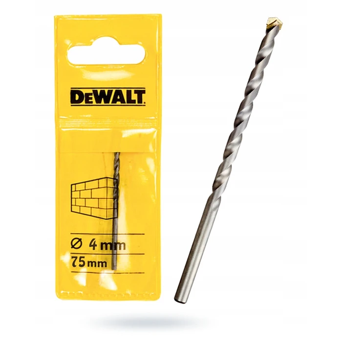 Dewalt Διαμαντοτρύπανο Καρβιδίου με Εξάγωνο Στέλεχος για Δομικά Υλικά 4x38x75mm DT6504