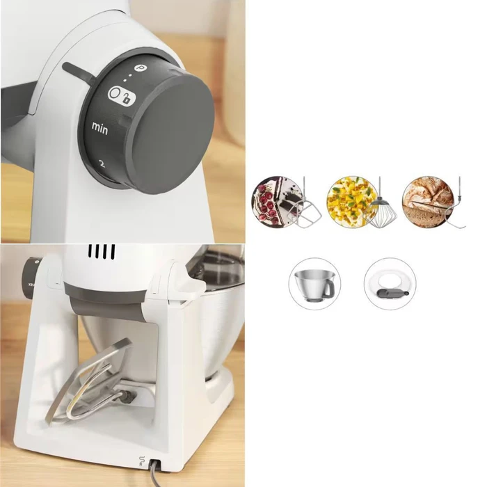 Kenwood Multi Tasker KHC30.000WH 1000W Kitchen Machine with 1.7L Stainless Steel Bowl - White