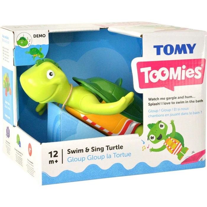 TOMY Bath Toy Swim & Sing Turtle