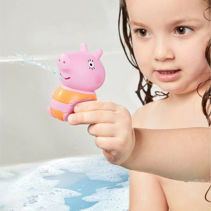 TOMY Toomies Peppa Pig Μπαταρίες Μπάνιου Mummy Pig Peppa George